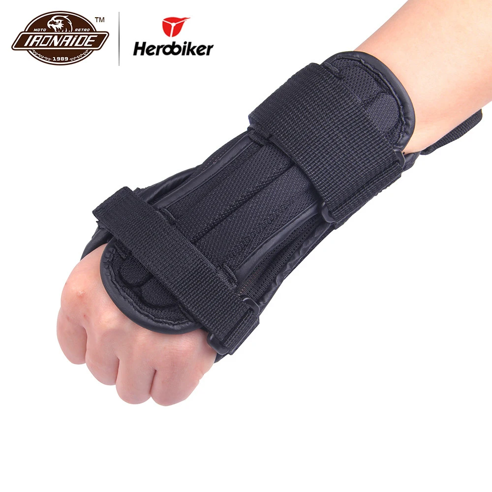 Herobiker защита для катания на лыжах запястья мотоцикла рук лайкра спортивная