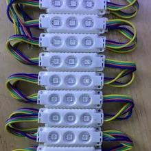 5050 RGB 3leds светодиодный модуль ввода RGB 12VDC 0,75 Вт RGB светодиодный модуль ввода 100 шт./лот 2 года гарантии