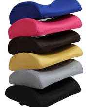 Поставка медленно отскок поясничная летняя дышащая сетка поясничная поддержка для автомобиля memory хлопковая подушка