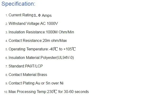 1000 шт. 0,05" 1,27 мм 10 Pin двухрядный IDC разъем 2x5 P 10 положение прямоугольная Розетка Кабель 0,635