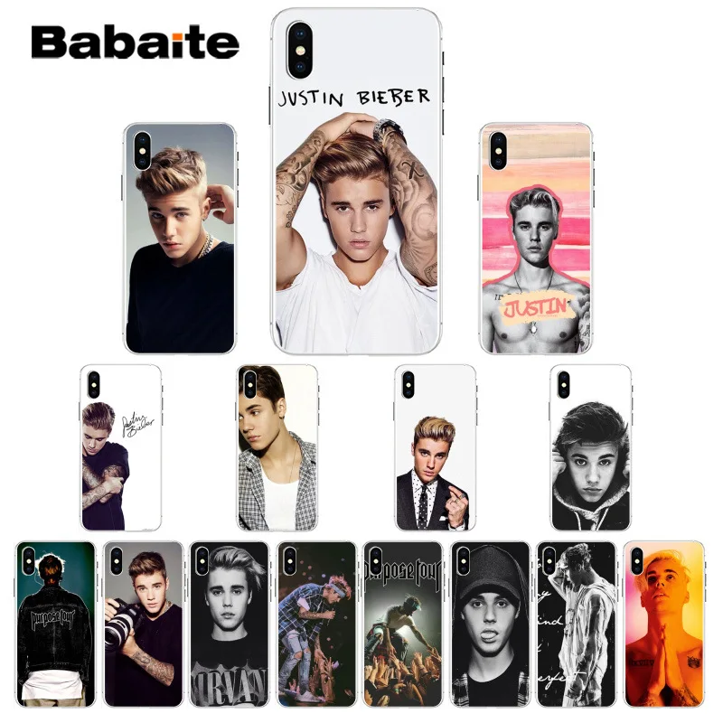 Babaite Justin Bieber Purpose Super Star High Quality Soft TPU Phone Case for iPhone 6S 6plus 7 7plus 8 8Plus X Xs MAX 5 5S XR