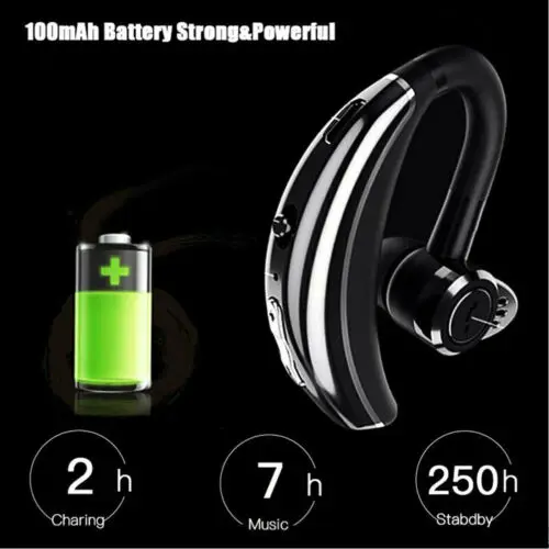 Wireless Bluetooth 4 1 Headset Ear Hook Sports Headphone Universal For Phone Stereo Earphone Handsfree Waterproof