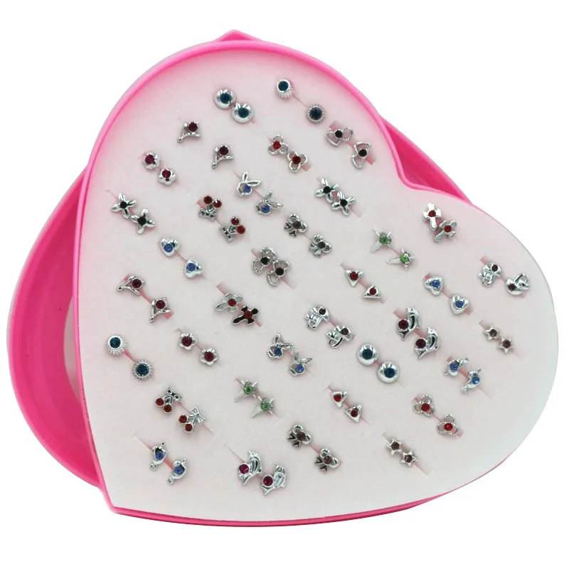 36-pares-set-Simples-Flor-Do-Cora-o-da-Cereja-de-Cristal-Stud-Brincos-Para-Mulheres (1)