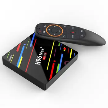 

H96 Max Plus Android 8.1 Tv Box 4Gb Ram Set Top Box Rk3328 Quad Core 2.4G/5G Wifi 4K Smart Media Player H96 Pro Max