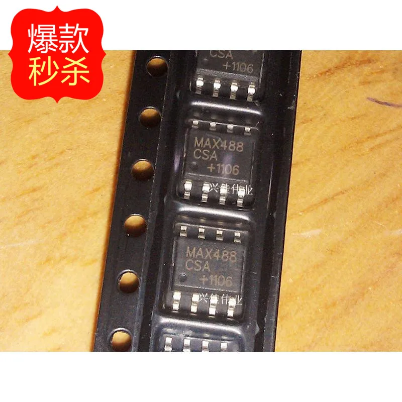 10 шт. Новый MAX488 MAX488CSA SOP8 RS-422 трансиверы | Электронные компоненты и принадлежности