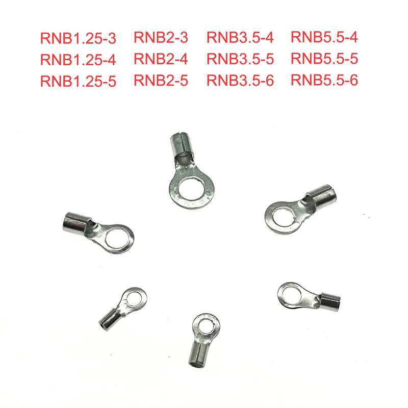 ring bare cord end crimp terminal RNB1.25-3~5.5-6 50-100pcs