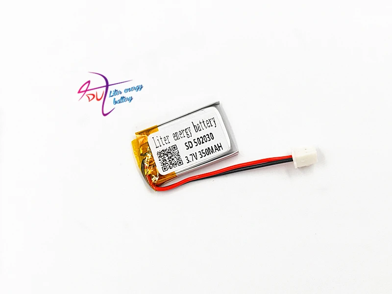 XH2.54 350mAh 502030 3.7V lithium polymer battery headset Bluetooth Keyboard recorder