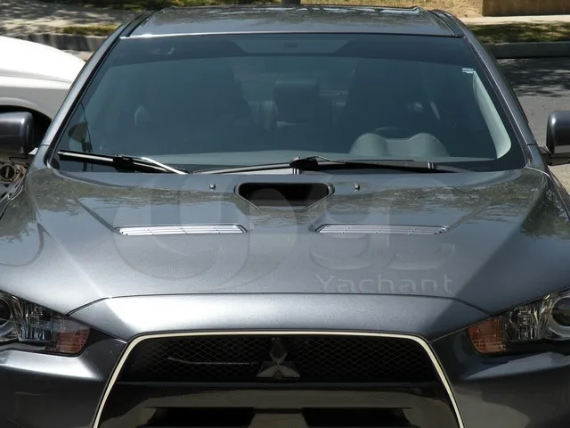 2008-2012 Mitsubishi Lancer Evolution EVO X OEM Style Hood Scoop CF (9)