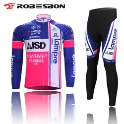 ROBESBON бренд с длинным рукавом велосипедная форма комплект одежда высшего качества весенне-осенняя велосипедная майки велосипедный спорт