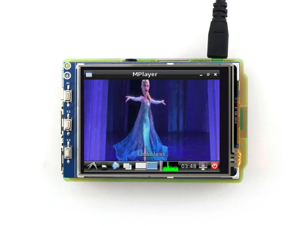 Waveshare 3 2 &quotрезистивный сенсорный экран TFT LCD Разрешение 320*240 интерфейс SPI для Raspberry