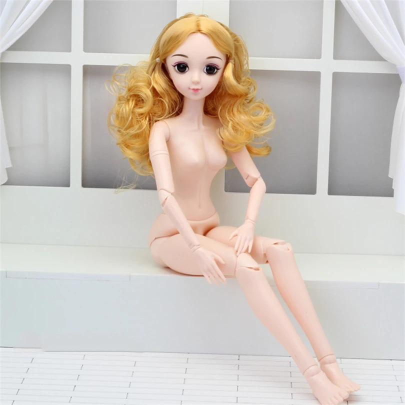 1/3 60 см 21 подвижная шарнирная кукла BJD игрушка женская Обнаженная тело 3D глаза кукла с обувью аксессуары Игрушки для девочек
