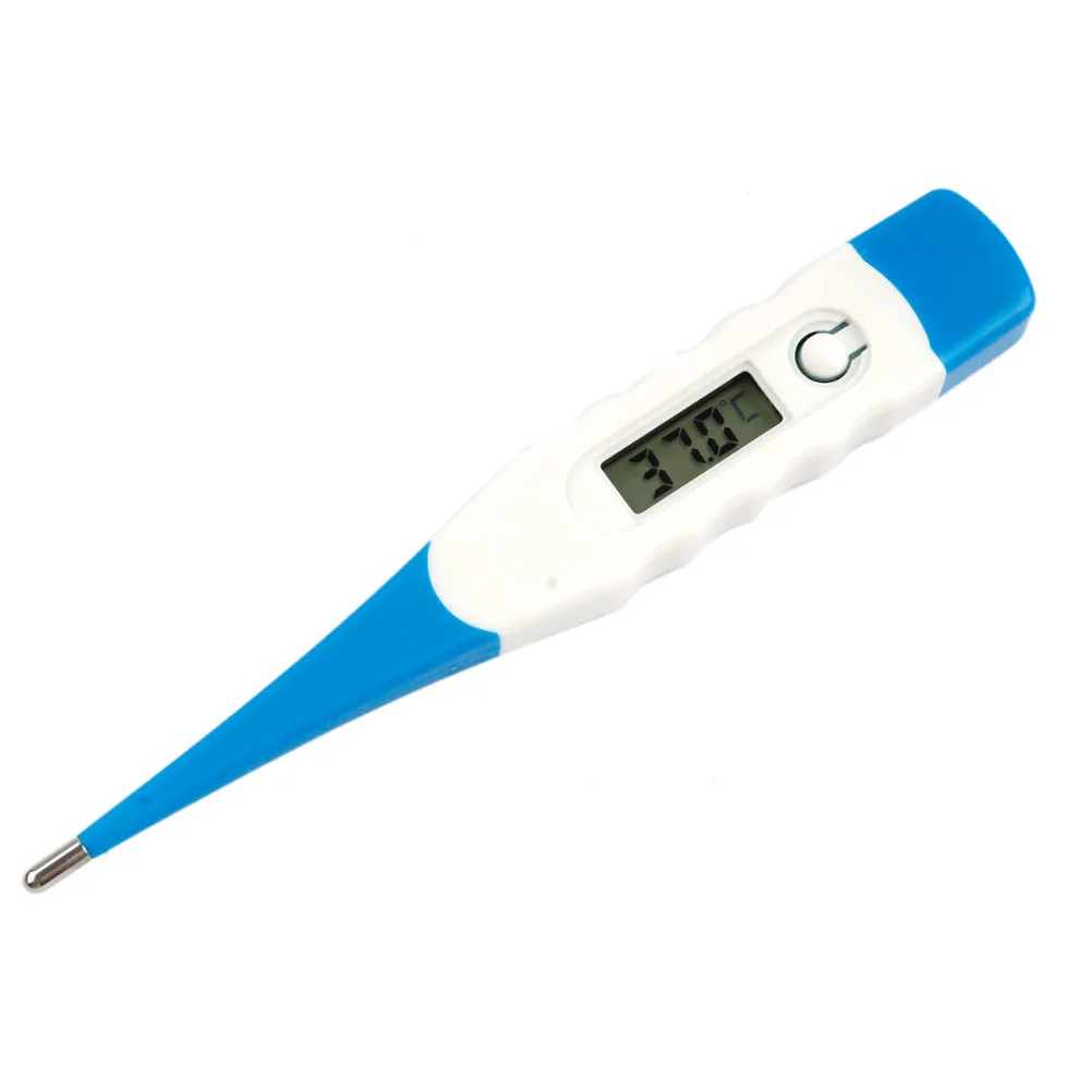 Термометр Цифровой тела детей цифровой ЖК-дисплей Дисплей мягкая голова электронный рот измерения для малышей здравоохранения лазера Диаг