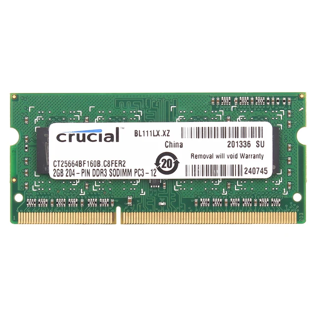 Best Offers Crucial 2G 1600S 2x2GB (4GB) RAM PC3-12800 DDR3-1600MHz 204-Pin SoDimm