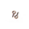200pcs Small Tiny Mini Eye Pins Eyepins Hooks Eyelets Screw Threaded Iron Clasps Hooks Jewelry Findings 4*9mm ► Photo 3/6