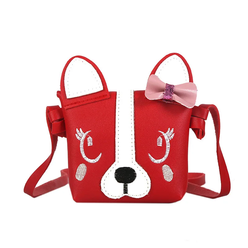 Мини-сумка с милой собачкой; детская сумка через плечо; сумки-мессенджеры