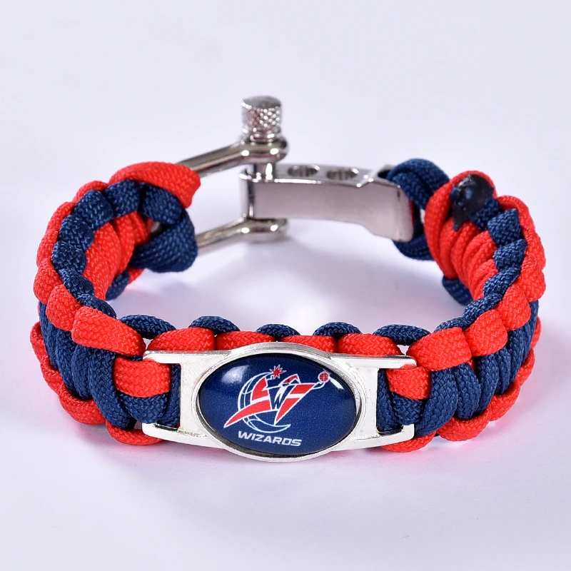 Washington Basketball Team Paracord Bracelet Survival Bracelet, Drop