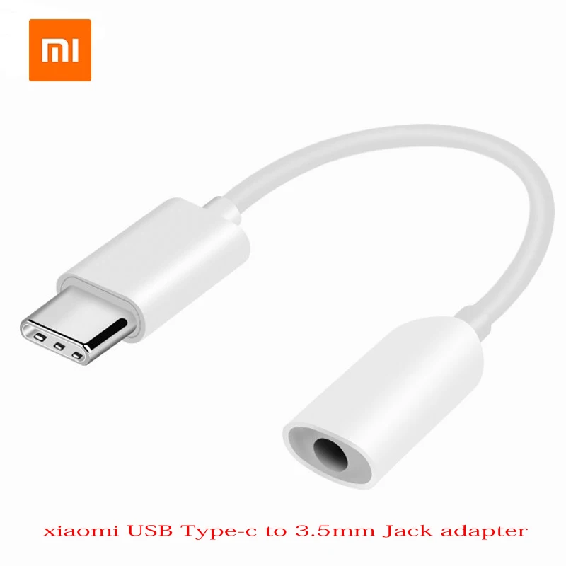 

Original usb type c to 3.5mm headphone jack adapter for xiaomi 9 8 6 5 mix 2 max 3 note 3 redmi note 7 usb c aux Audio converter