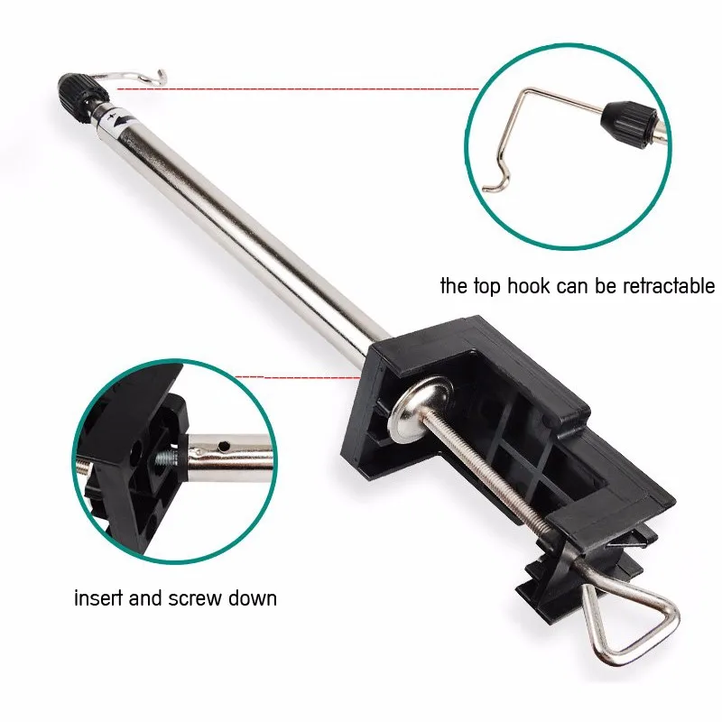 Телескопическая Настольная вешалка для мини электрической дрели электрическая шлифовальная машина подходит для использования с гибким валом Dremel аксессуары крюк стойки