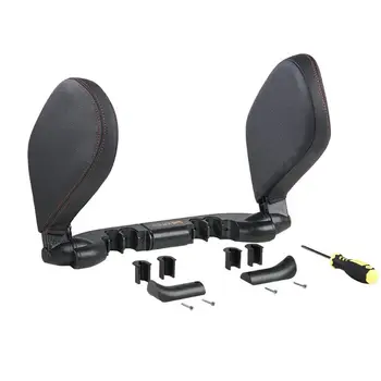 

Car Rear Headrest Car with Sleep Aids Side by Side Protection Cervical Vertebra Neck Pillow Child Safety Seat Leather