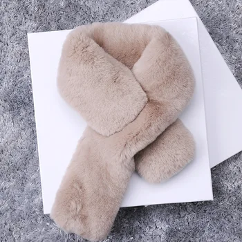 

tt002 New Fashion Top Grade Super Soft Rabbit Fur Scarf Shawl Women Natural Fur Scarves Winter Lady Scarf
