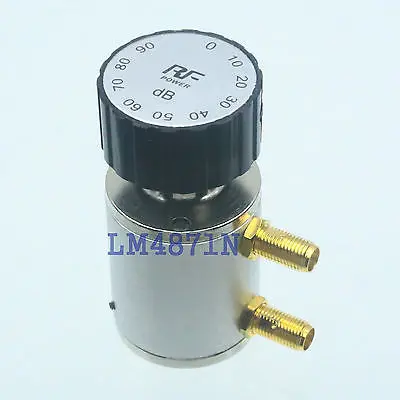 

Hot Factory Direct Wholesale Adjustable ADJ Variable Attenuator 2W DC-6000MHz 6G 0-90dB SMA 9-key step ~ 10db