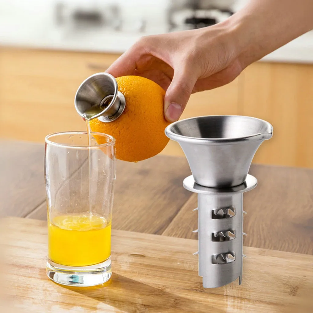 Кухонный инструмент для фруктов, соковыжималка для лимона, апельсиновая соковыжималка, ручная дрель из нержавеющей стали, инструменты для выдавливания свежего фруктового сока, переносной кухонный инструмент