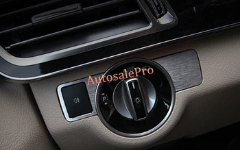 

Left Hand drive Console Front head light switch button cover trim For Mercedes Benz E Class W212 2010 11 12 13 car accessories