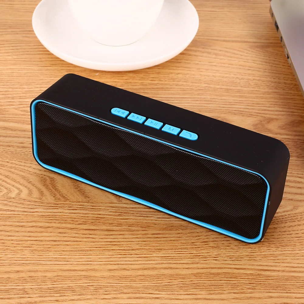 Новый портативный Bluetooth динамик беспроводной 4 2 двойной бас стерео s с FM радио