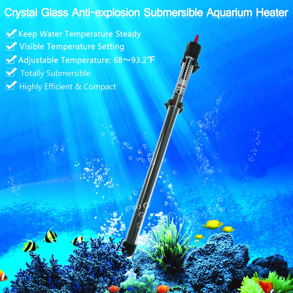 Buy 100W/200W/300W/500W Crystal Glass Submersible