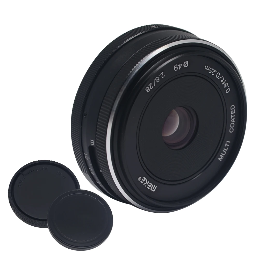 Mcoplus/Meike MK-28mm f/2,8 объектив с фиксированным ручным фокусом для системы 4/3 APS-C Olympus Panasonic Lumix GM1 GM2 GX1 GX2 GX7 GX8 GF5 GF6