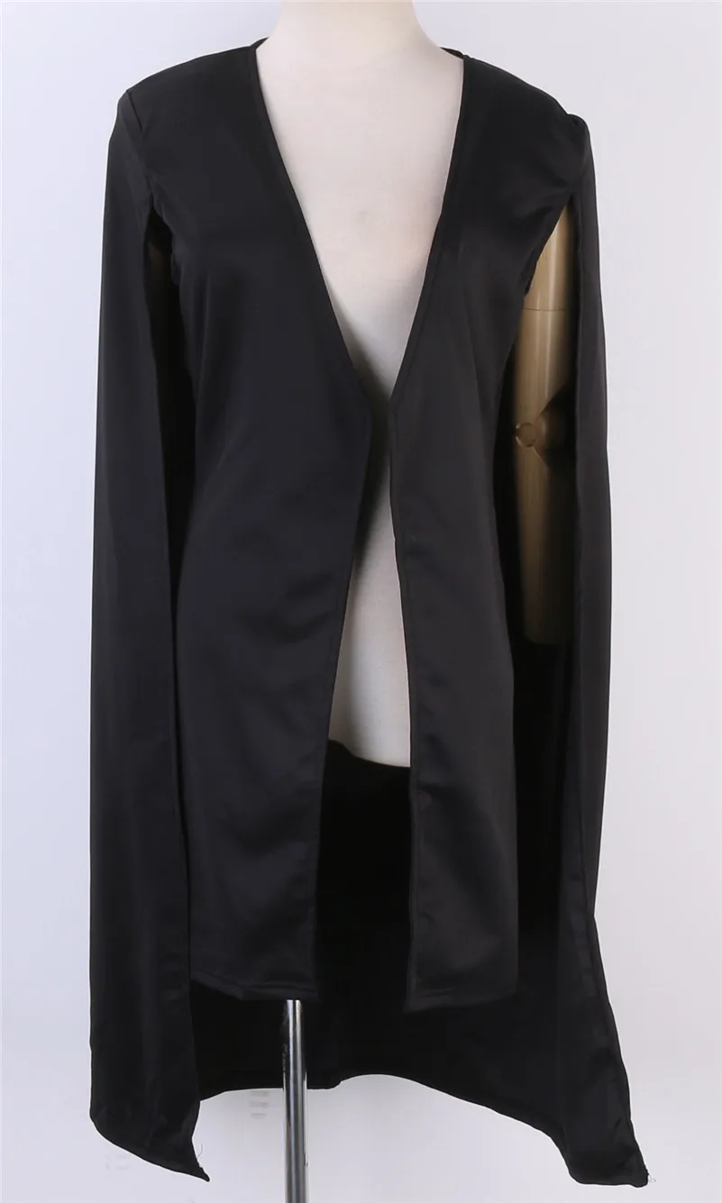 Осень Белый Черный Блейзер Женская мода Тонкий длинный плащ Блейзер пальто женский двубортный OL костюм куртка пальто верхняя одежда