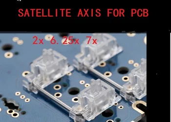 

Transparent/Black PCB Stabilizers Cherry mx switch PCB mounted 6.25U 7U for Custom Mechanical keyboard GH60 XD64 XD60