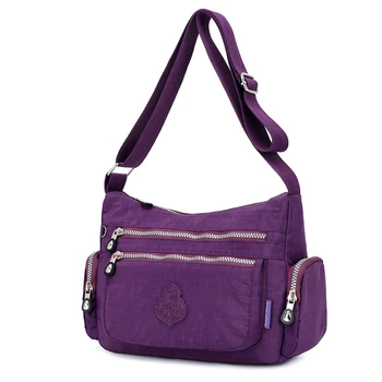 

2019 New Casual Women Handbag Waterproof Nylon Shoulder Bag Fashion Design Good quality Wear-resistant Big Tote Messenger Bags