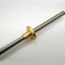 3D Printer THSL-800-8D Lead Screw Dia 8MM Pitch 2mm Lead 4mm Length 800mm with Copper Nut Free Shipping