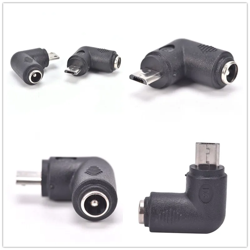 2 шт./лот 5 5x2 1 мм прямой DC Женский микро USB Pin типа папа под прямым углом адаптер