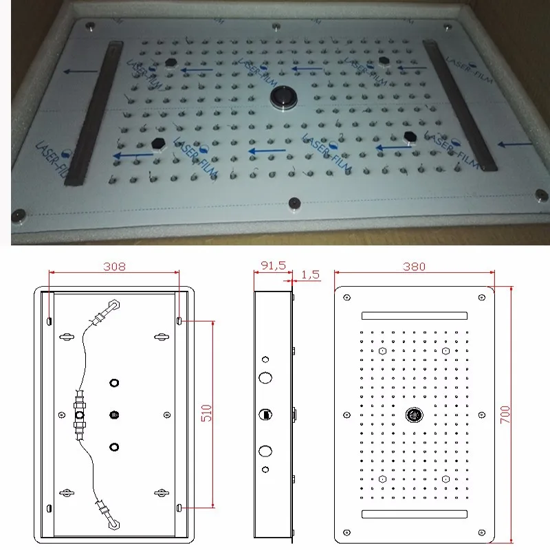 Led shower head