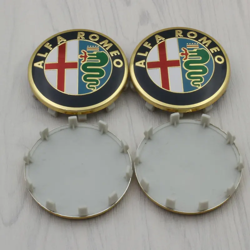

4pcs/lot New 6.0cm 60mm Car Wheel Center Hub Cap For ALFA ROMEO Mito 147 156 159 166 Giulietta Styling