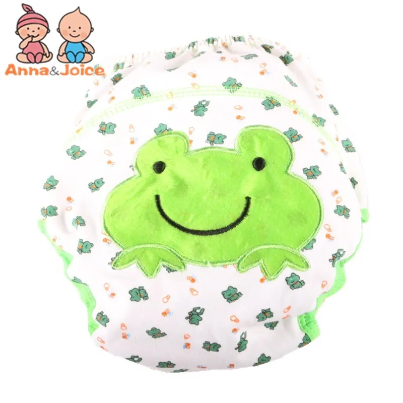 Fraldas do Bebê Calças de Treinamento Lote Reutilizáveis Fraldas Pano Fralda Lavável Crianças Bebê Algodão Calcinha 80 90 100 5 pc - 12 Mamãe e Bebê