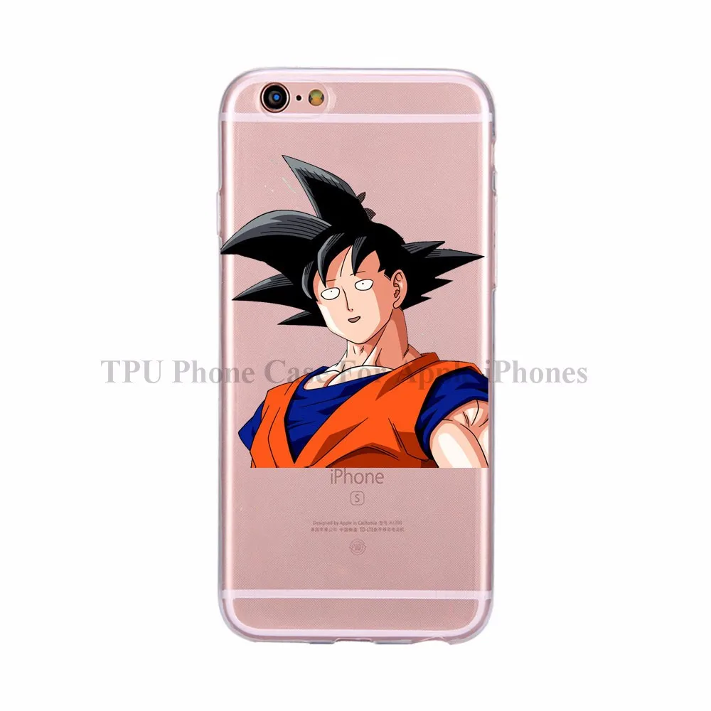 日本漫画電話バッグ七ドラゴンボールz悟空パターンカバー用iphone 6 6 S 5 5 S Se 7プラスtpuシリコンソフトバックケース Bag Coconut Phone Divxbag Sticker Aliexpress
