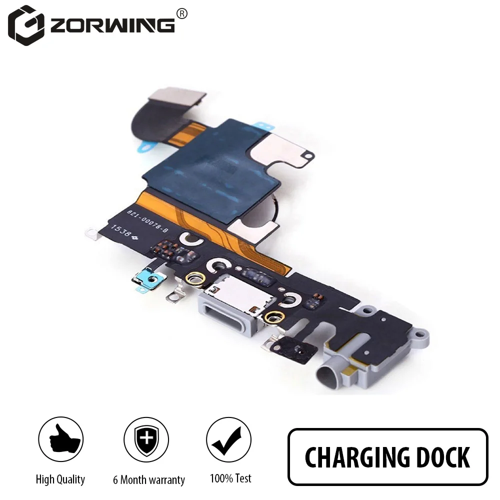 1 PCS Charging Port Dock USB Connector Flex For iPhone 5 5S 6 6S 7 8 Plus Headphone Audio Jack Microphone Flex cable
