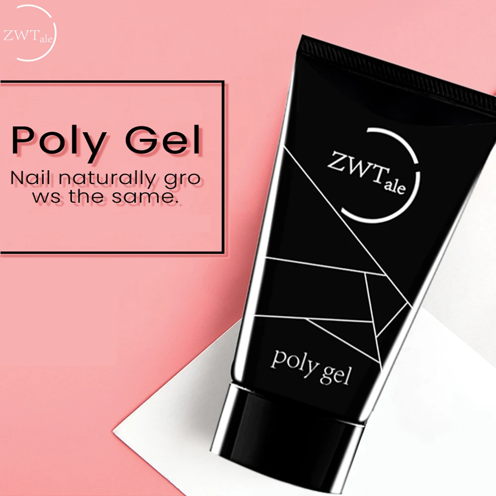 

ZWTale 30ml Acrylic Poly Extension Gel For Manicure Nail Finger Extension Crystal Soak-off Quick poly nail gel polish