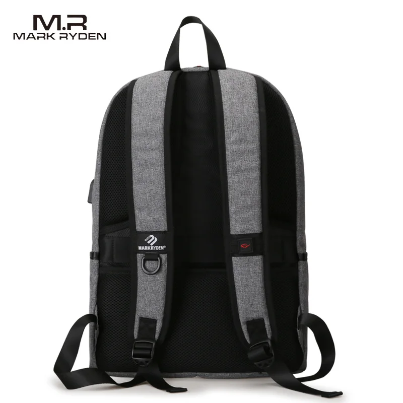 Mark Ryden New Arrivals four Colors USB design Backpack Men Male student backpack weekend Mochila