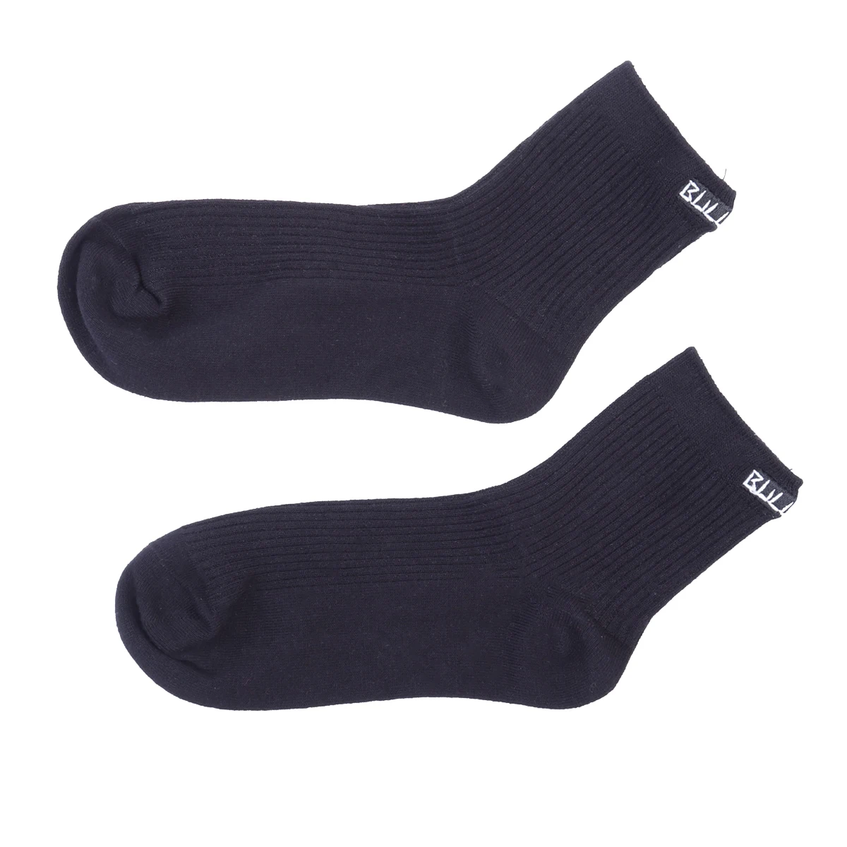 

Unisex Cotton Socks Soft Breathable Athletic Sports Mid-calf Socks with Glow in Dark Letters Printed