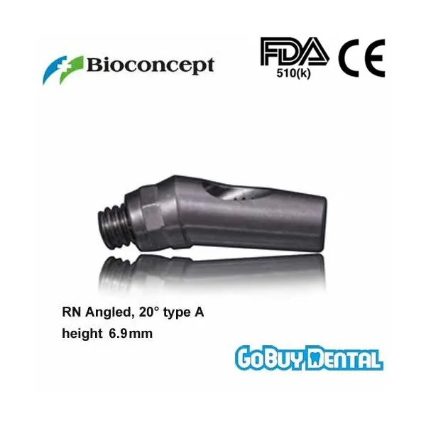 

Straumann Compatible RN Angled Abutment, 20type A, height 6.7mm, Long(Regular Neck)