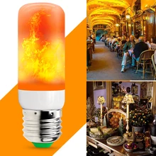 E27 Flame Lamp LED Bulb Effect Fire Light 220V Lamp Corn Bulb 2835 Flickering LED Light Flame Candle Bulb 110V 42leds Decoration E27 Flame Lamp LED Bulb Effect Fire Light 220V Lamp Corn Bulb 2835 Flickering LED Light Flame Candle Bulb 110V 42leds Decoration