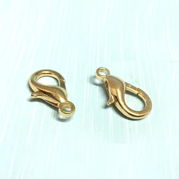 

Gold Lobster Clasp, 12mm Lobster Clasp, Gold Tone Clasp