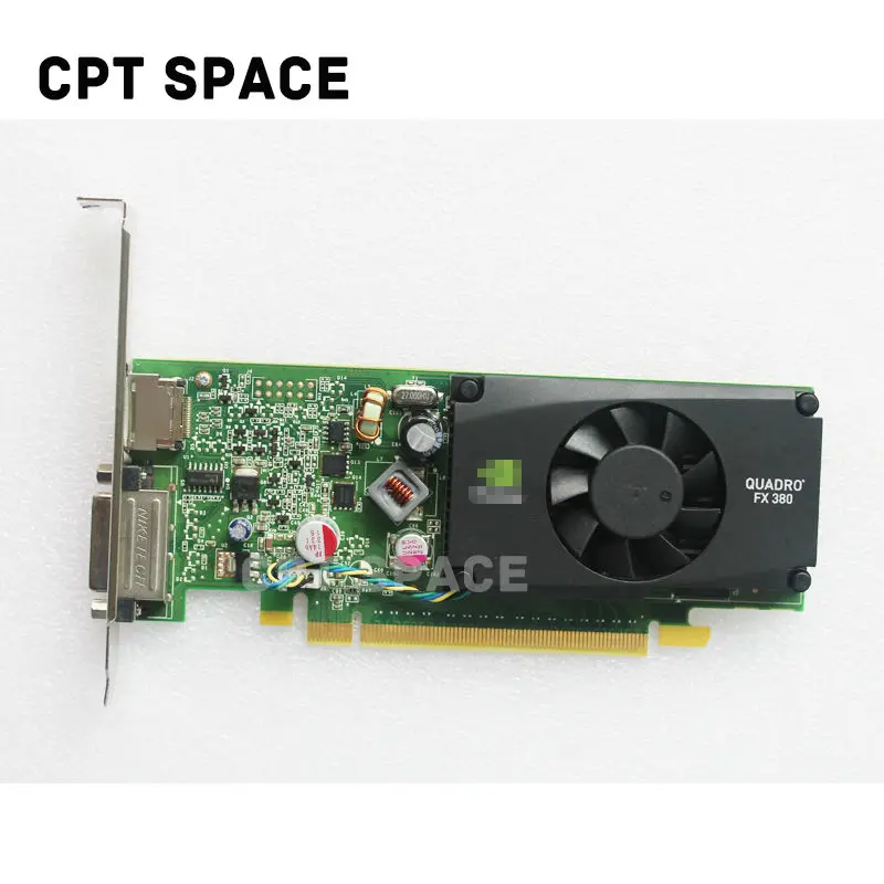  For desktop NVIDIA WinFast Quadro FX 380LP FX380 512M PCI Express DDR3 GRAPHICS CARD  well tested working 