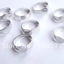 500 шт./лот кольцо с 10 мм коврик Регулируемая основа для кольца заготовки кольца Уход за кольцом ювелирные изделия Аксессуары Компоненты