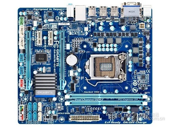 

Gigabyte GA-H67M-D2-B3 Desktop Motherboard H67M-D2-B3 H67 Socket LGA 1155 For Core i7 DDR3 16G Micro ATX Original Used Mainboard