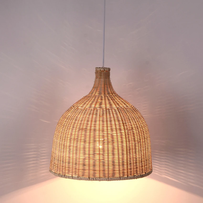 handmade wicker suspension lamp dinning room living room pendant light hotel hall restaurant hanging lighting handmade wicker suspension lamp dinning room living room pendant light hotel hall restaurant hanging lighting
